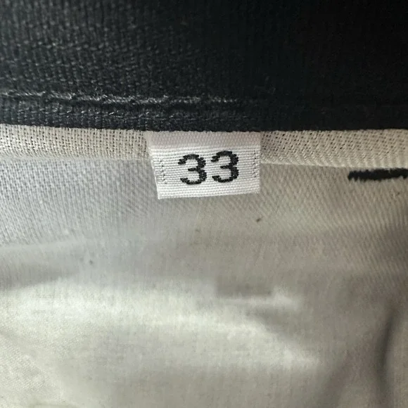 Gustin Mens Size 33x33 Slim Fit Pants Jeans Made in California Button Fly